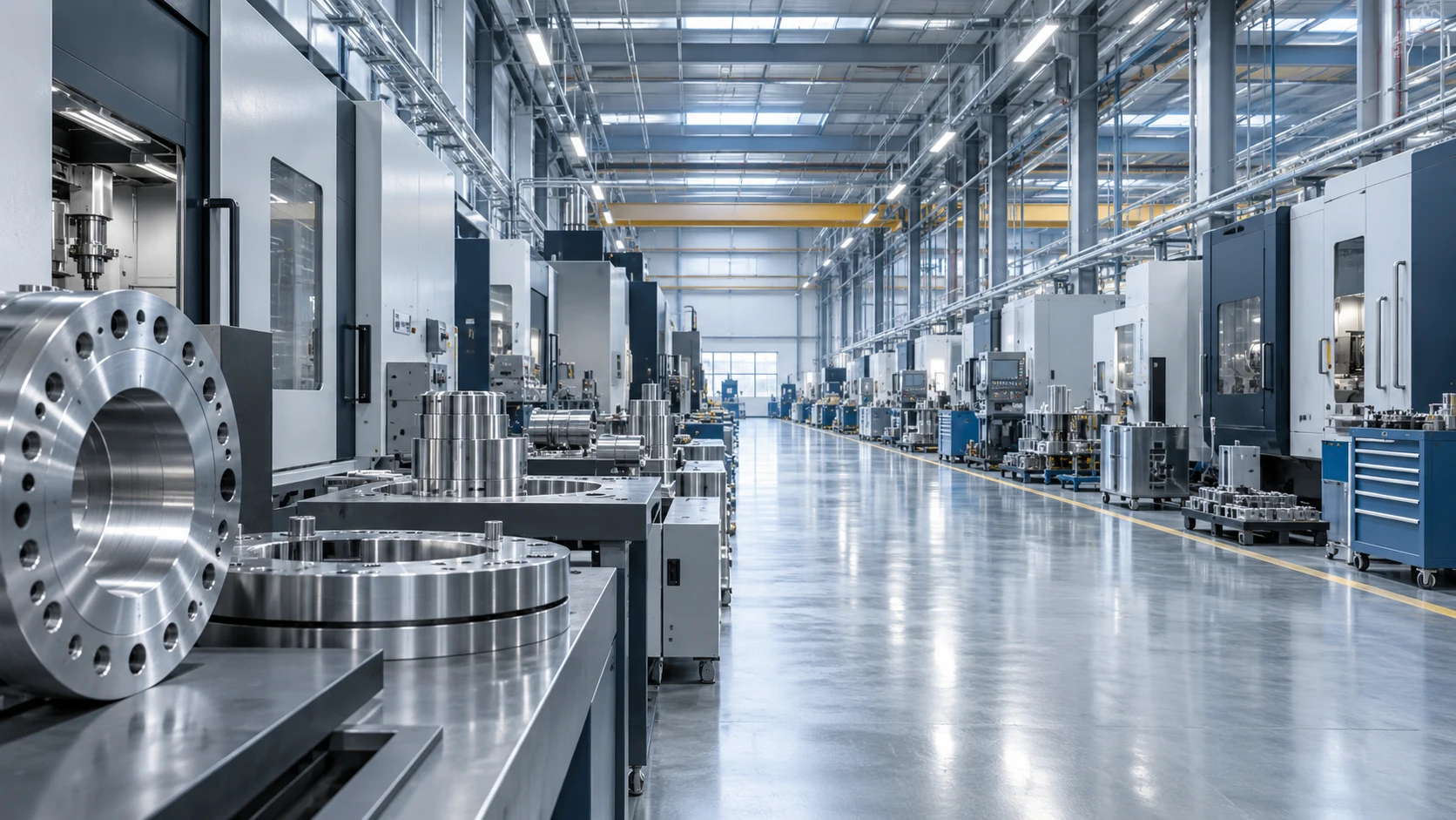 Illustrative precision manufacturing facility